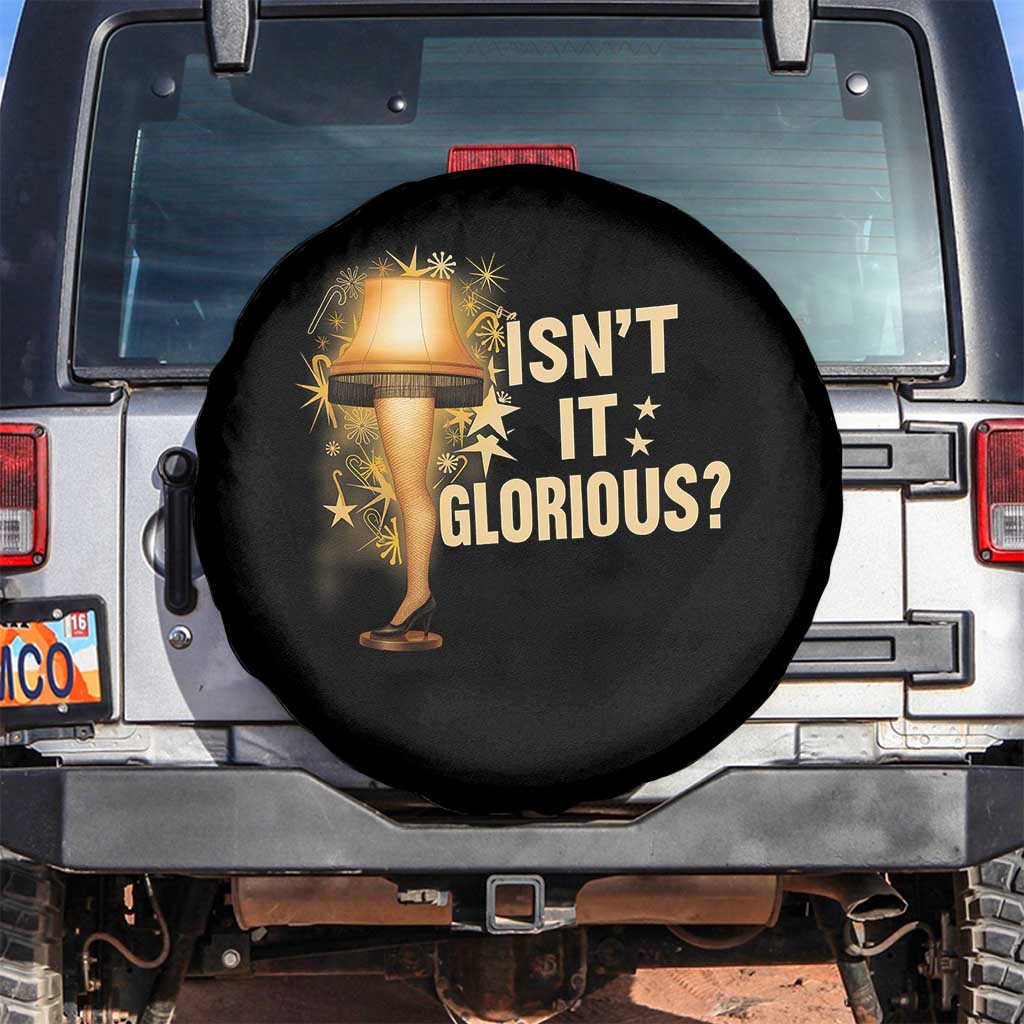 Funny Christmas Movie Leg Lamp Spare Tire Cover Isnt It Glorious TS11 No hole Black Print Your Wear