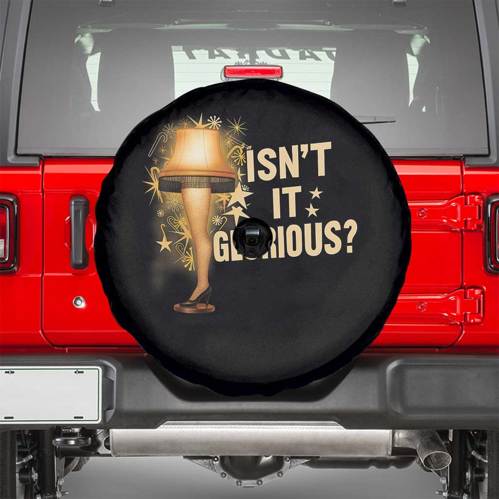 Funny Christmas Movie Leg Lamp Spare Tire Cover Isnt It Glorious TS11 Black Print Your Wear