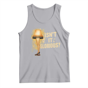 Funny Christmas Movie Leg Lamp Tank Top Isnt It Glorious TS11 Athletic Heather Print Your Wear