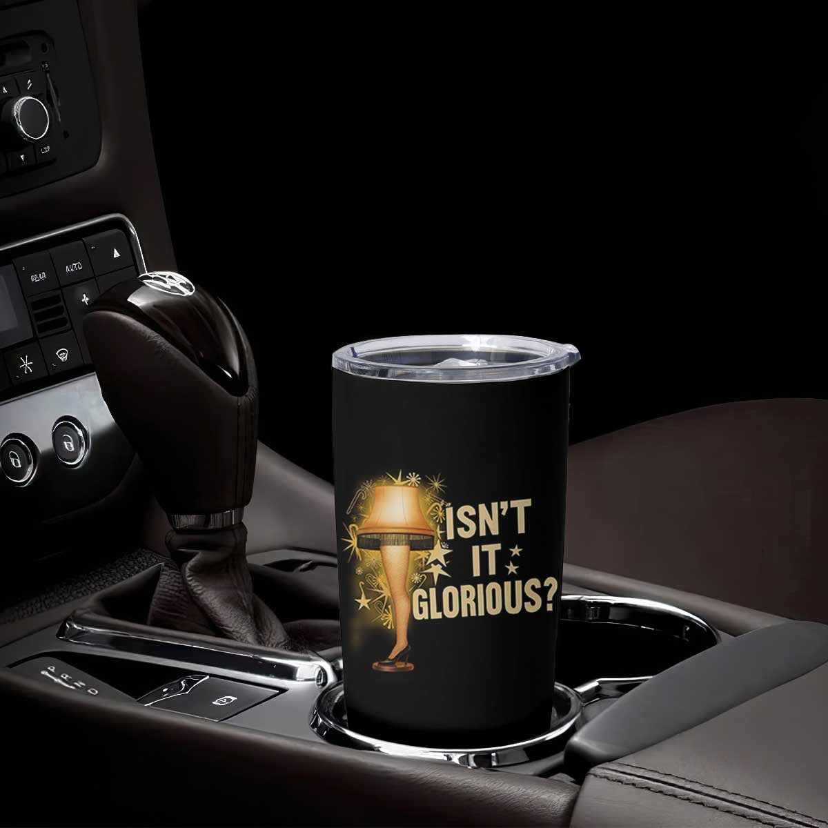 Funny Christmas Movie Leg Lamp Tumbler Cup Isnt It Glorious TS11 Print Your Wear
