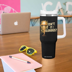 Funny Christmas Movie Leg Lamp Tumbler With Handle Isnt It Glorious TS11 Print Your Wear