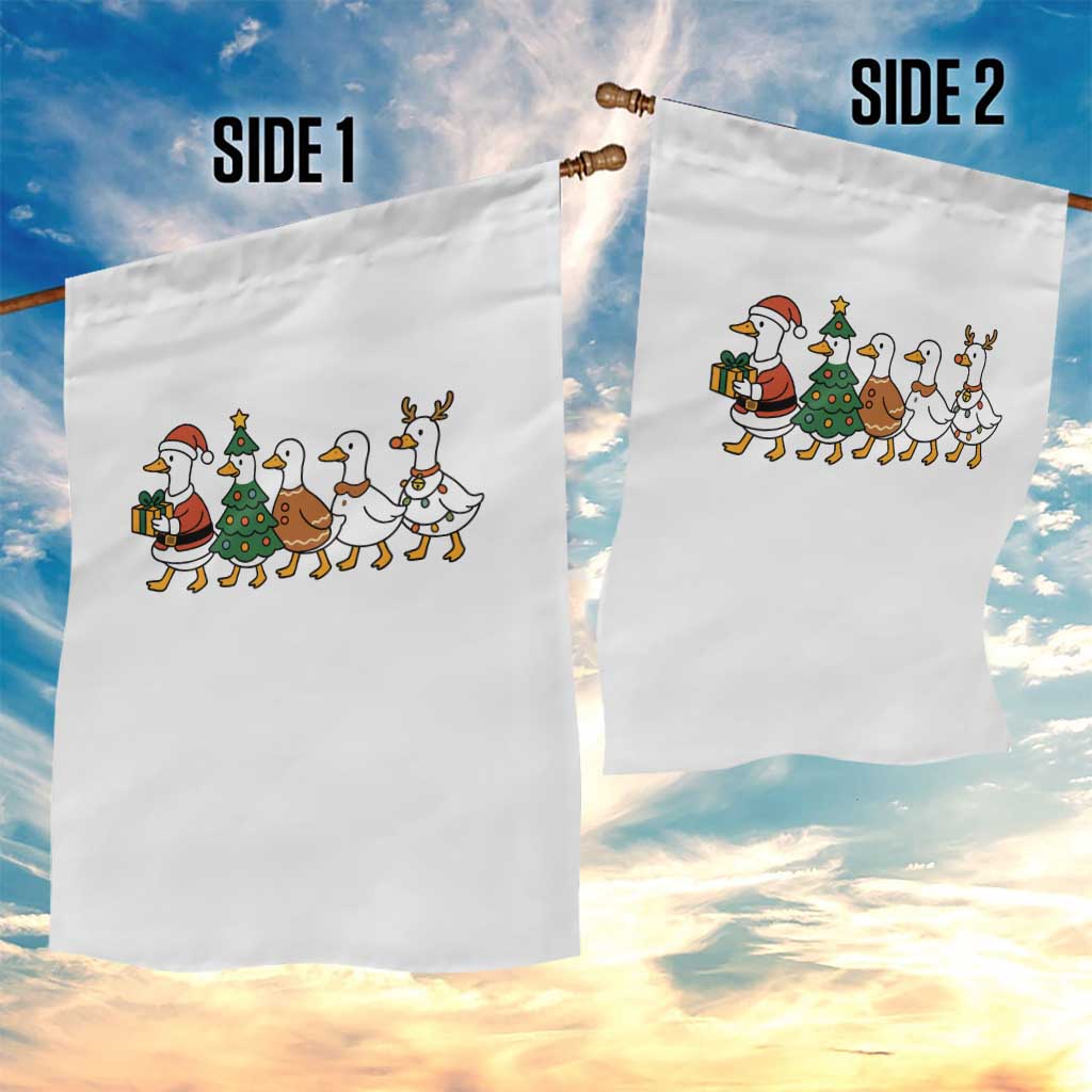 Funny Christmas Silly Goose Poultry Animal Lovers Garden Flag TS11 Print Your Wear