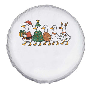 Funny Christmas Silly Goose Poultry Animal Lovers Spare Tire Cover TS11 Print Your Wear