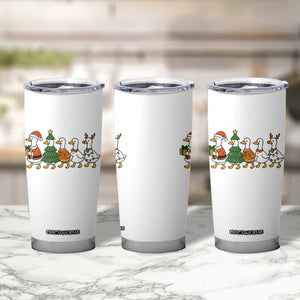 Funny Christmas Silly Goose Poultry Animal Lovers Tumbler Cup TS11 Print Your Wear