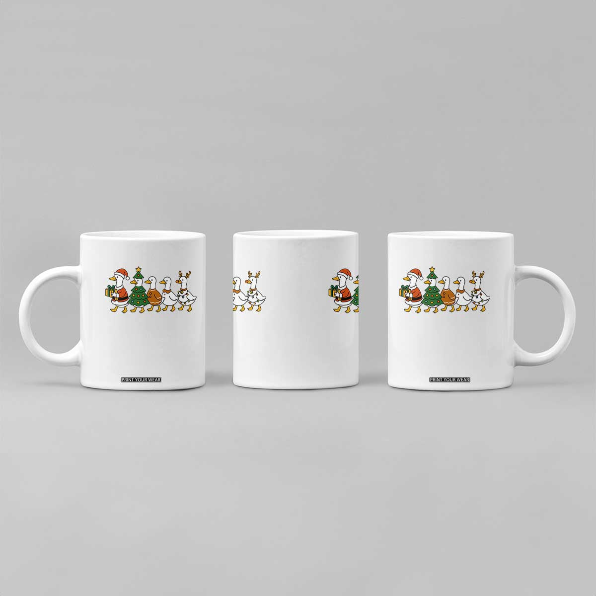 Funny Christmas Silly Goose Poultry Animal Lovers Coffee Mug TS11 Print Your Wear