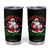 Funny Black Santa Says Six Seven Tumbler Cup Christmas 67 Meme African American Santa Gen Alpha Slang TS11 Black Print Your Wear