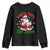 Funny Black Santa Says Six Seven Youth Sweatshirt Christmas 67 Meme African American Santa Gen Alpha Slang TS11 Black Print Your Wear