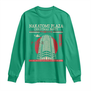 Christmas Nakatomi Plaza Long Sleeve Shirt Christmas Party 1988 Noel Vintage Japanese Style TS11 Irish Green Print Your Wear
