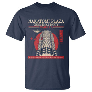 Christmas Nakatomi Plaza T Shirt Christmas Party 1988 Noel Vintage Japanese Style TS11 Navy Print Your Wear