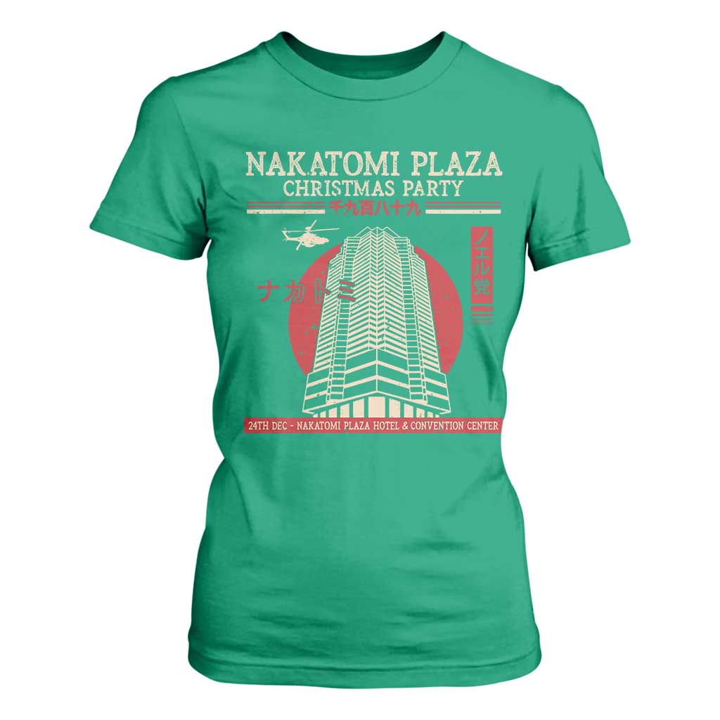 Christmas Nakatomi Plaza T Shirt For Women Christmas Party 1988 Noel Vintage Japanese Style TS11 Irish Green Print Your Wear