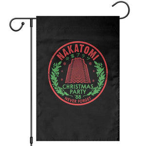 Christmas Nakatomi Plaza Garden Flag Christmas Party 1988 Never Forget Xmas Mistletoe TS11 Black Print Your Wear