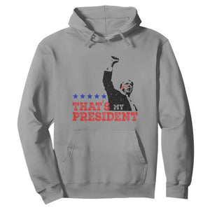 That's My President Trump 2024 Hoodie President 45 And 47 US Election TS11 Sport Gray Print Your Wear
