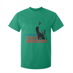 That's My President Trump 2024 T Shirt For Kid President 45 And 47 US Election TS11 Irish Green Print Your Wear