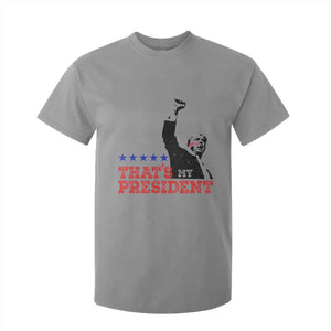 That's My President Trump 2024 T Shirt For Kid President 45 And 47 US Election TS11 Sport Gray Print Your Wear