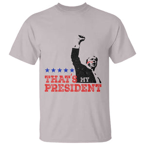 That's My President Trump 2024 T Shirt President 45 And 47 US Election TS11 Ice Gray Print Your Wear
