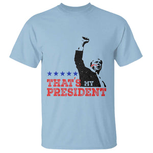 That's My President Trump 2024 T Shirt President 45 And 47 US Election TS11 Light Blue Print Your Wear