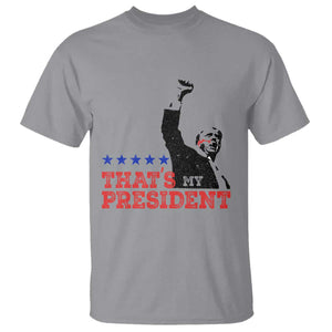 That's My President Trump 2024 T Shirt President 45 And 47 US Election TS11 Sport Gray Print Your Wear
