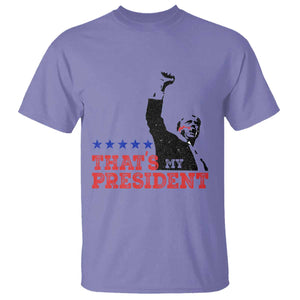 That's My President Trump 2024 T Shirt President 45 And 47 US Election TS11 Violet Print Your Wear