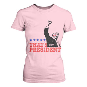 That's My President Trump 2024 T Shirt For Women President 45 And 47 US Election TS11 Light Pink Print Your Wear