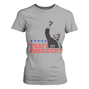 That's My President Trump 2024 T Shirt For Women President 45 And 47 US Election TS11 Sport Gray Print Your Wear