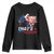 That's My President Trump 2024 Youth Sweatshirt Vintage American Flag TS11 Black Print Your Wear