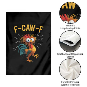 Funny F Caw F 67 Meme Garden Flag Cartoon Rooster Chicken Poultry Humor TS11 Print Your Wear