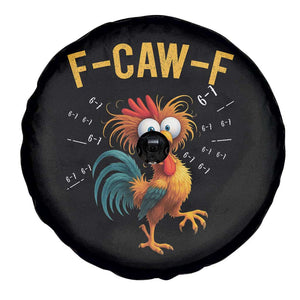 Funny F Caw F 67 Meme Spare Tire Cover Cartoon Rooster Chicken Poultry Humor TS11 Print Your Wear
