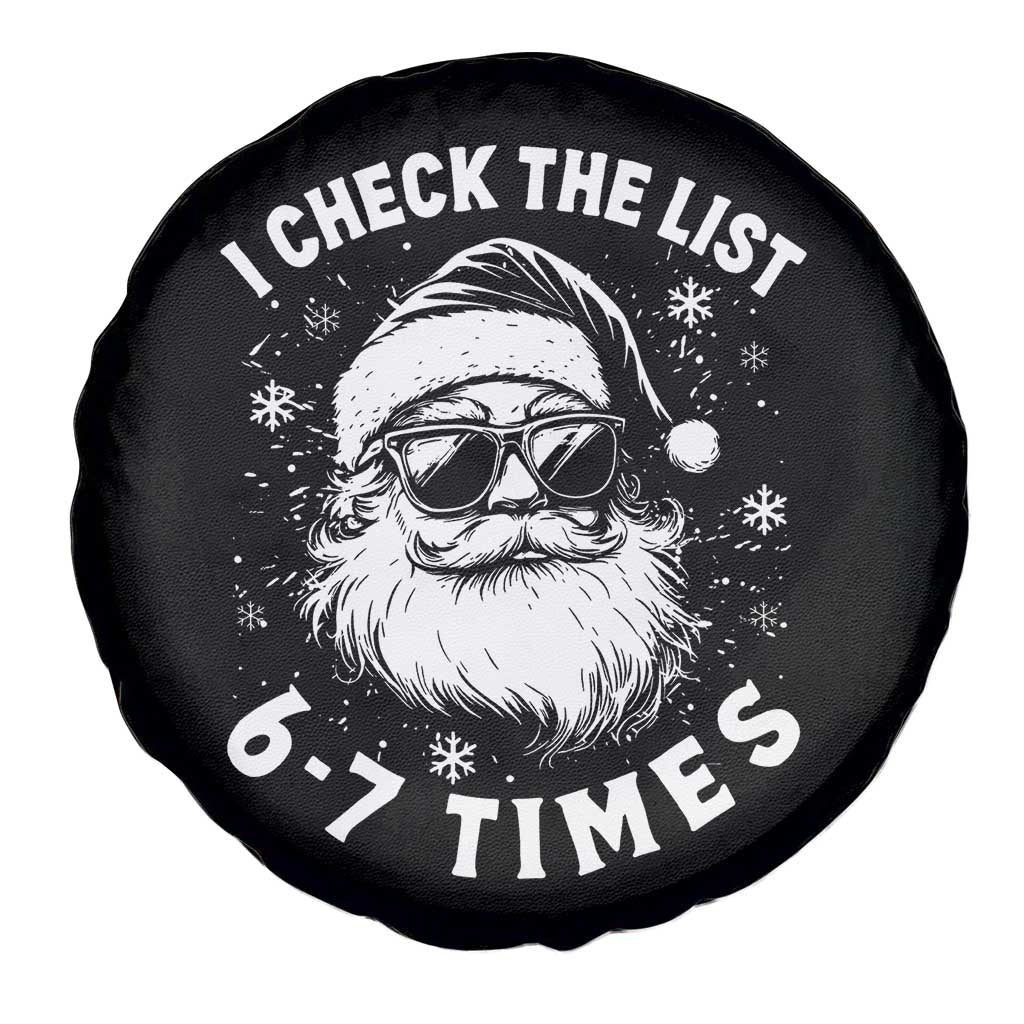 67 Meme Christmas Santa Spare Tire Cover Funny I Check The List 67 Times TS11 Print Your Wear