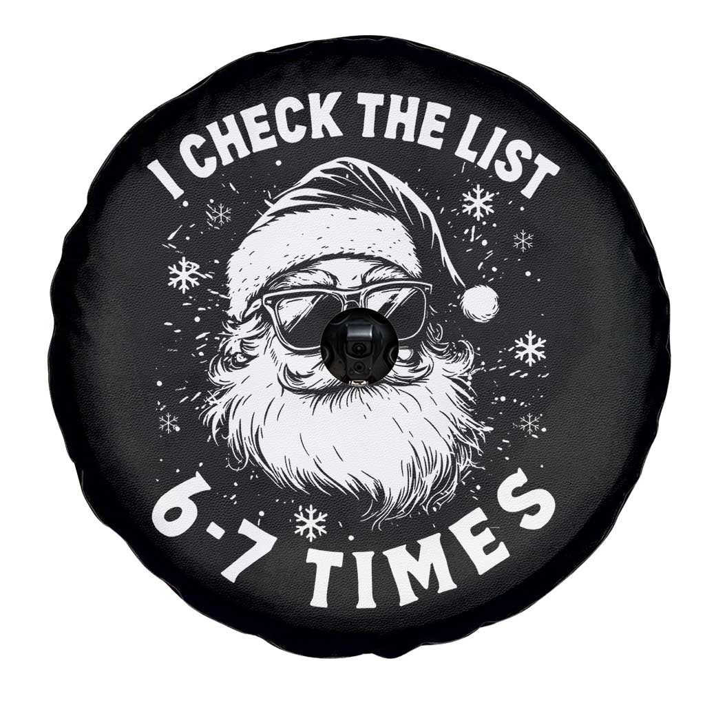 67 Meme Christmas Santa Spare Tire Cover Funny I Check The List 67 Times TS11 Print Your Wear