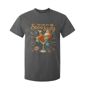 The Life Of The Show Santa T Shirt For Kid Funny Christmas Orange Santa TS11 Dark Heather Print Your Wear
