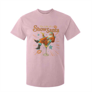 The Life Of The Show Santa T Shirt For Kid Funny Christmas Orange Santa TS11 Light Pink Print Your Wear