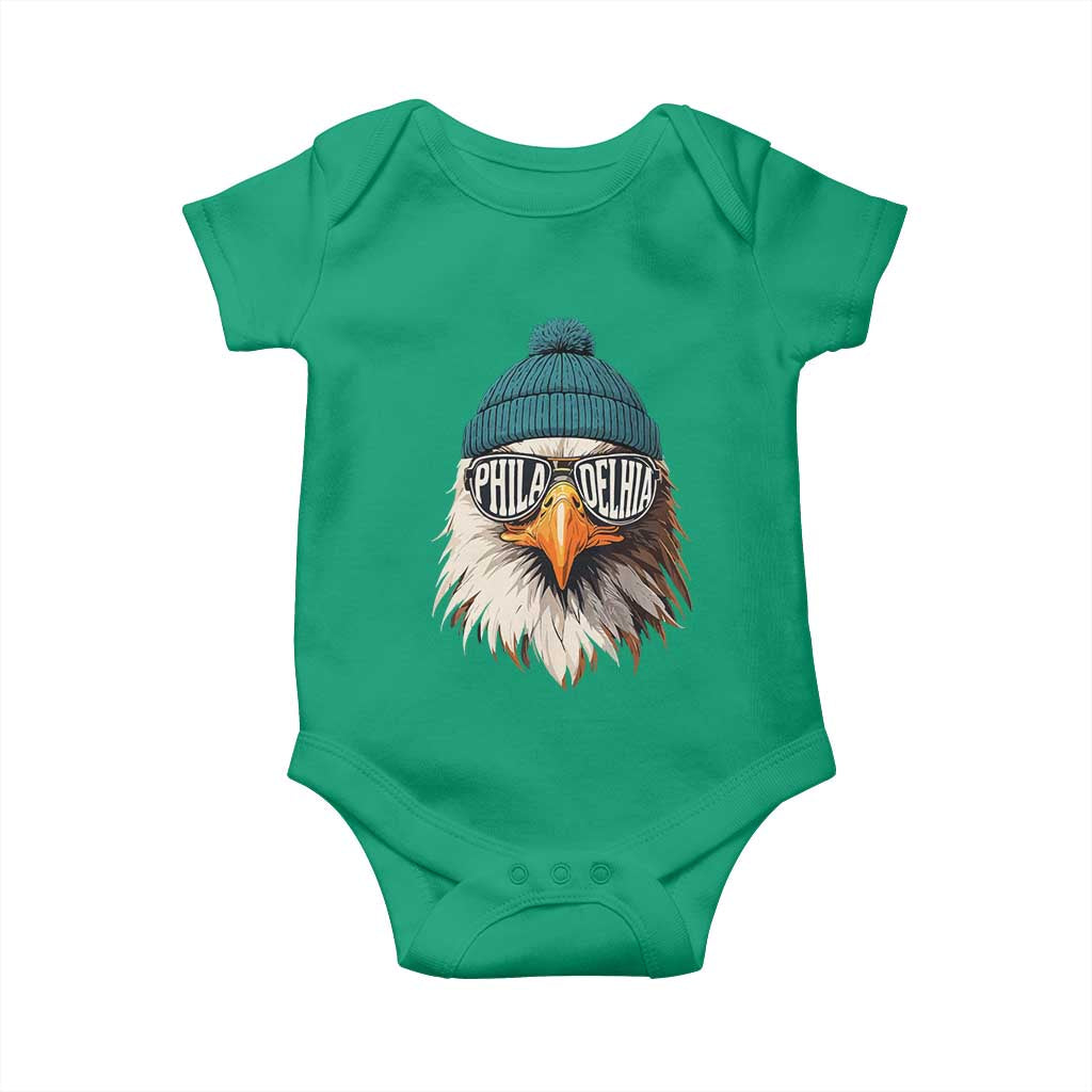 Philadelphia Fan Baby Onesie Eagles Sport Philly Fan Game Day TS11 Irish Green Print Your Wear
