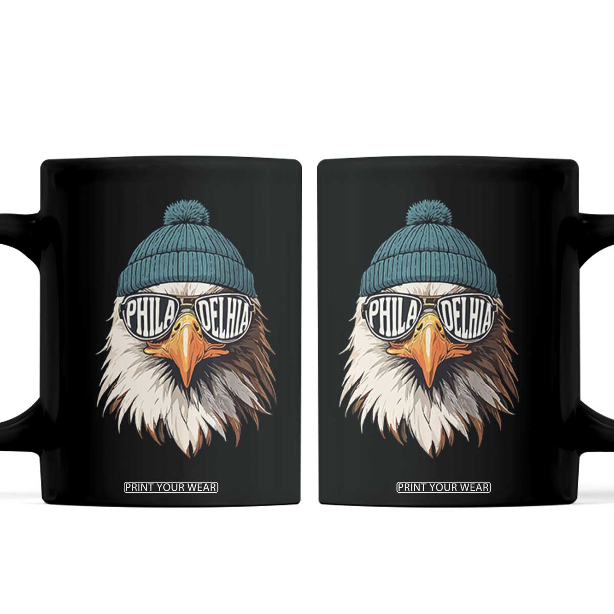 Philadelphia Fan Coffee Mug Eagles Sport Philly Fan Game Day TS11 Black Print Your Wear