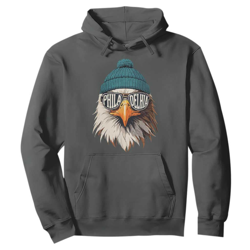 Funny PFE Game Day Hoodie Green Sunglasses Football Lover TS11 Dark Heather Print Your Wear