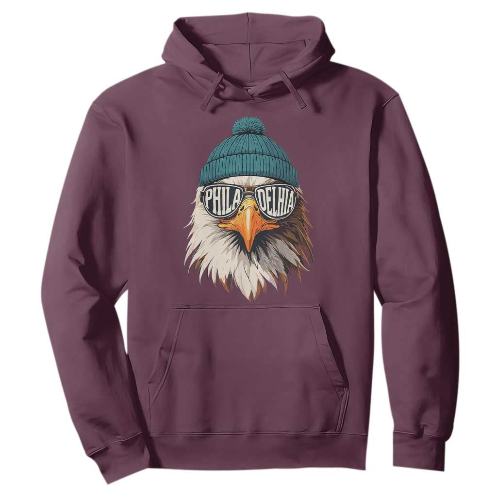 Funny PFE Game Day Hoodie Green Sunglasses Football Lover TS11 Maroon Print Your Wear