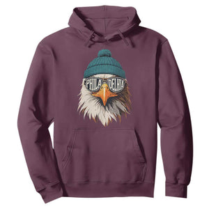 Funny PFE Game Day Hoodie Green Sunglasses Football Lover TS11 Maroon Print Your Wear