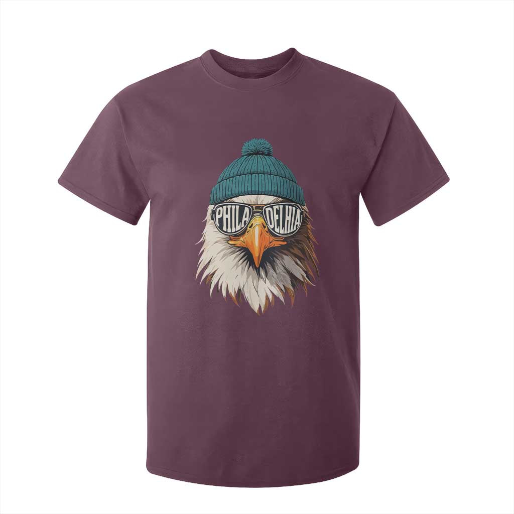 Funny PFE Game Day T Shirt For Kid Green Sunglasses Football Lover TS11 Maroon Print Your Wear