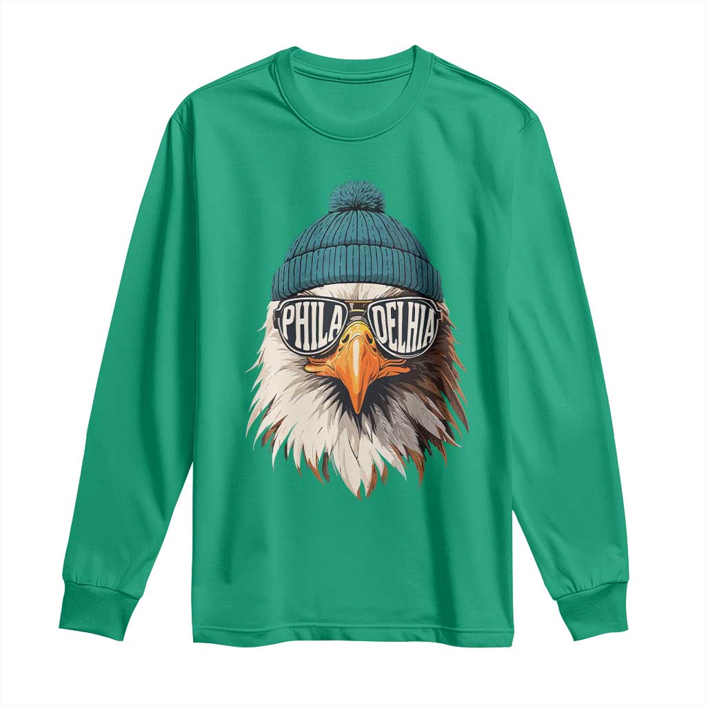 Funny PFE Game Day Long Sleeve Shirt Green Sunglasses Football Lover TS11 Irish Green Print Your Wear