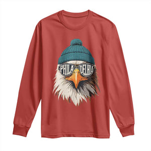 Funny PFE Game Day Long Sleeve Shirt Green Sunglasses Football Lover TS11 Red Print Your Wear