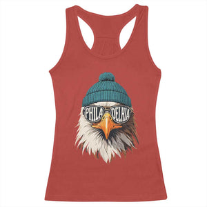Funny PFE Game Day Racerback Tank Top Green Sunglasses Football Lover TS11 Red Print Your Wear