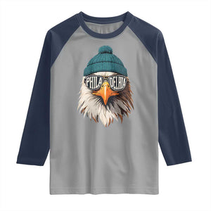 Funny PFE Game Day Raglan Shirt Green Sunglasses Football Lover TS11 Sport Gray Navy Print Your Wear