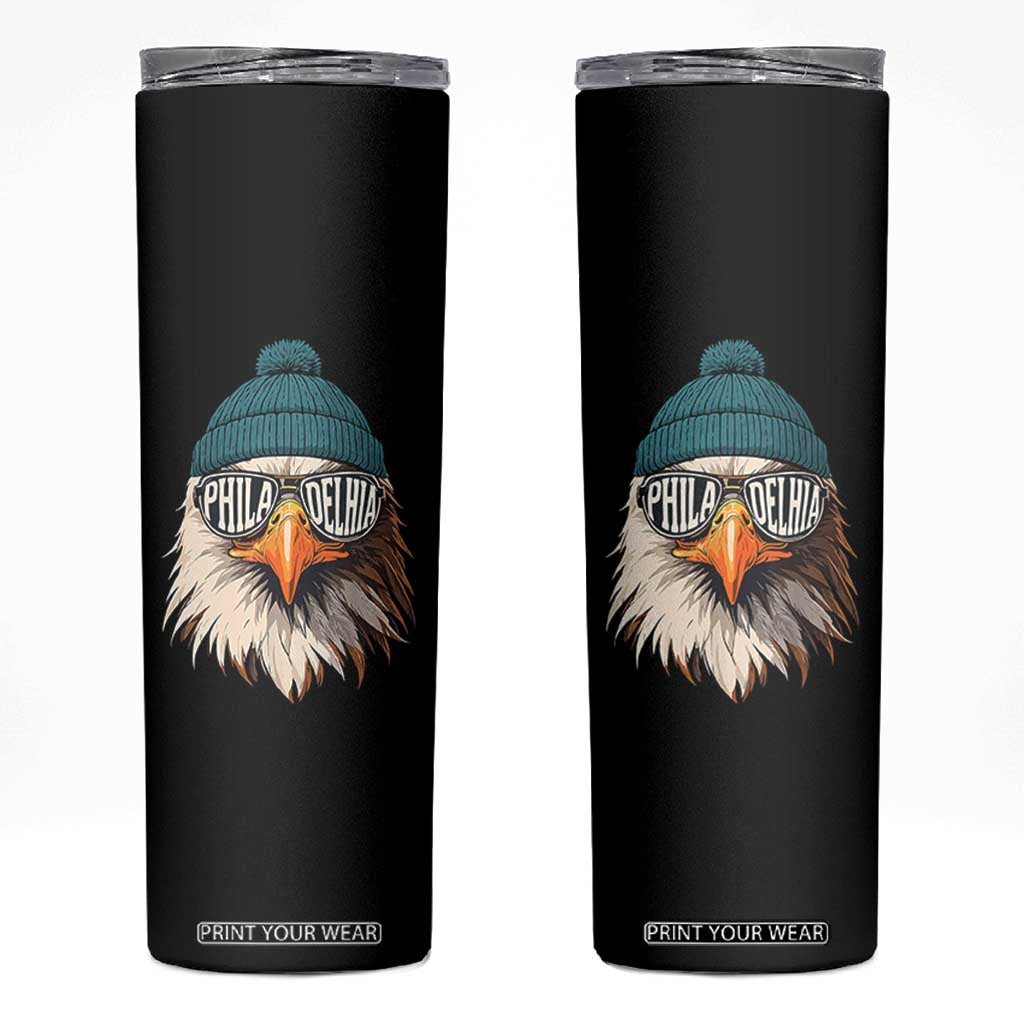 Funny PFE Game Day Skinny Tumbler Green Sunglasses Football Lover TS11 Black Print Your Wear