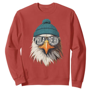 Funny PFE Game Day Sweatshirt Green Sunglasses Football Lover TS11 Red Print Your Wear