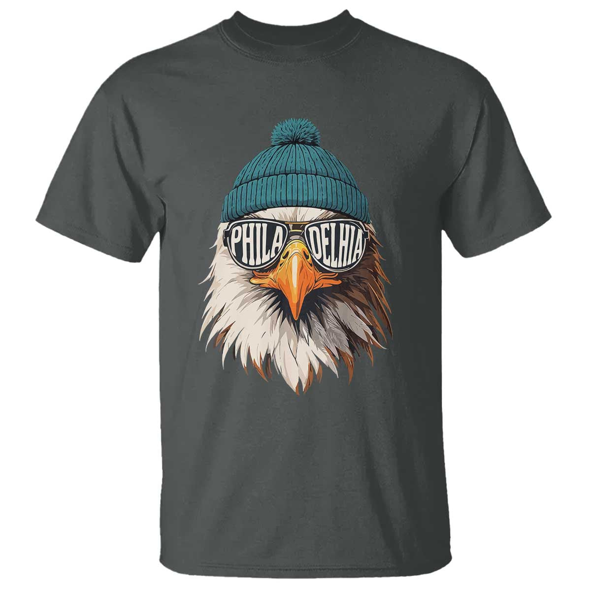 Funny PFE Game Day T Shirt Green Sunglasses Football Lover TS11 Dark Heather Print Your Wear