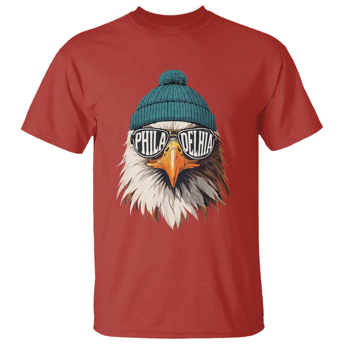 Funny PFE Game Day T Shirt Green Sunglasses Football Lover TS11 Red Print Your Wear