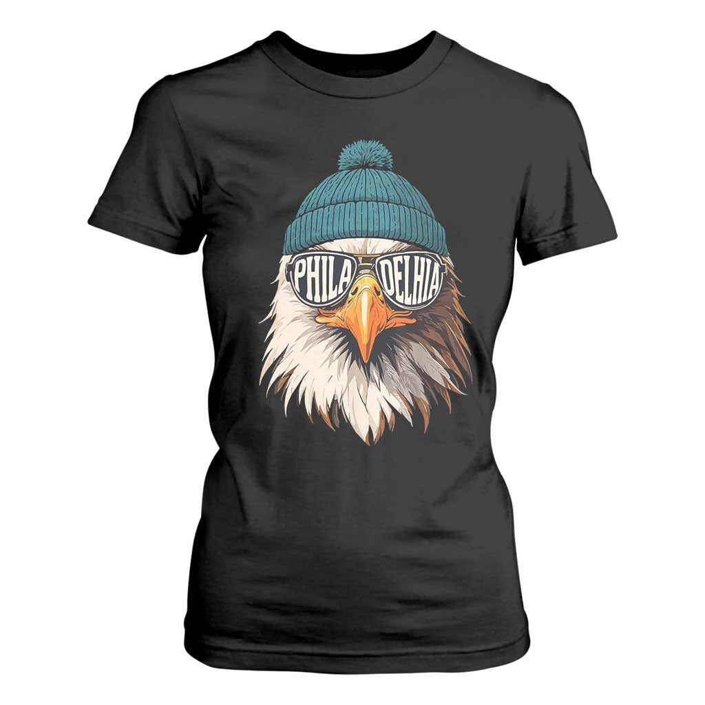 Philadelphia Fan T Shirt For Women Eagles Sport Philly Fan Game Day TS11 Black Print Your Wear