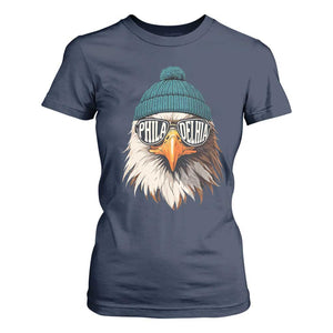 Philadelphia Fan T Shirt For Women Eagles Sport Philly Fan Game Day TS11 Navy Print Your Wear