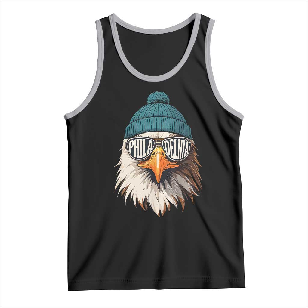 Philadelphia Fan Tank Top Eagles Sport Philly Fan Game Day TS11 Black Athletic Heather Print Your Wear