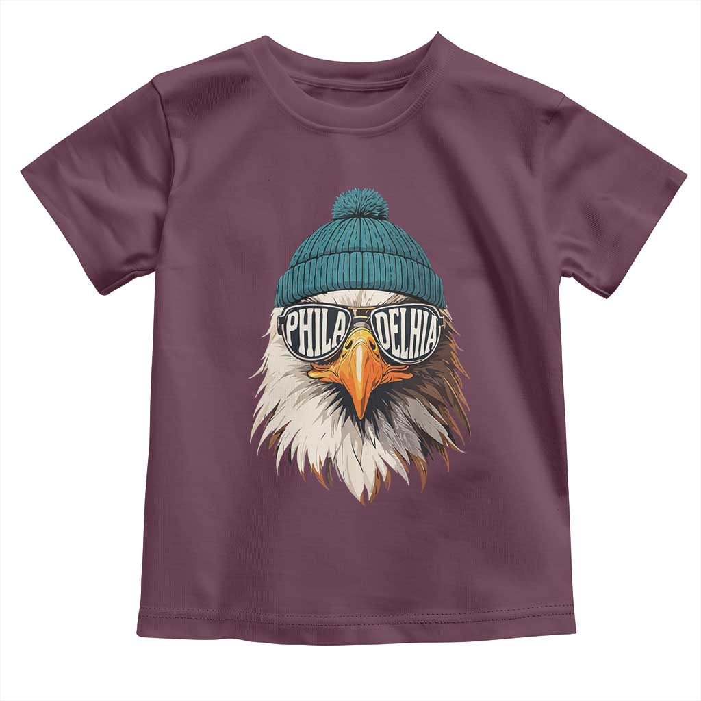 Funny PFE Game Day Toddler T Shirt Green Sunglasses Football Lover TS11 Maroon Print Your Wear