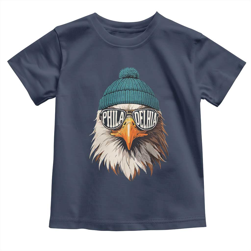 Philadelphia Fan Toddler T Shirt Eagles Sport Philly Fan Game Day TS11 Navy Print Your Wear